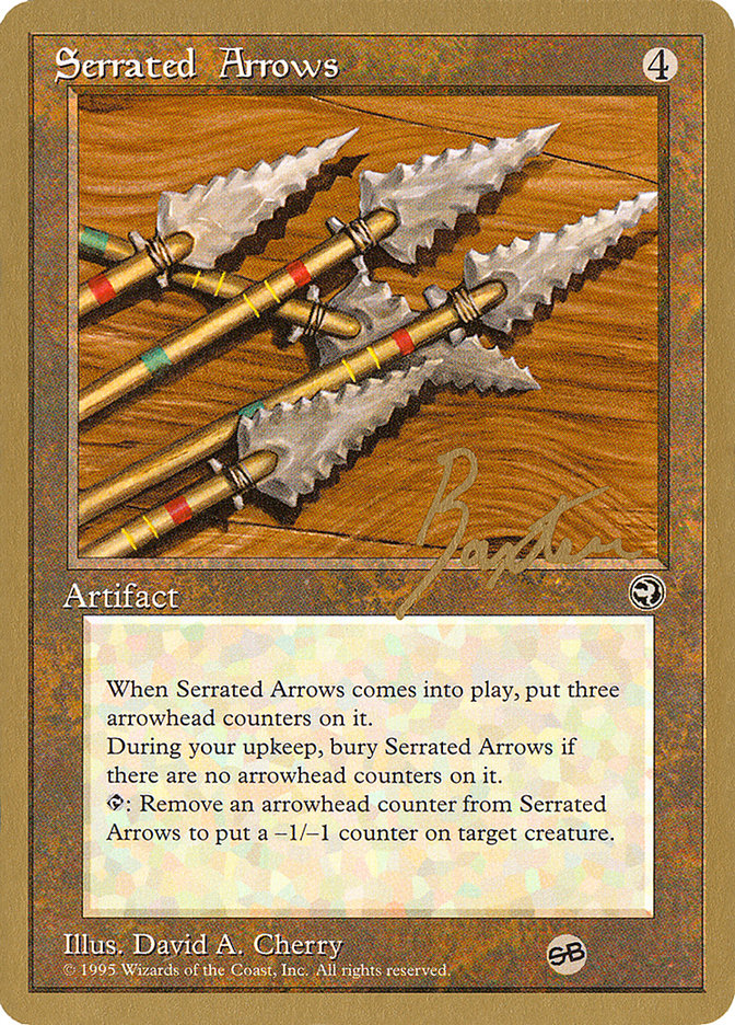 Serrated Arrows (George Baxter) (SB) [Pro Tour Collector Set] | Good Games Cannington