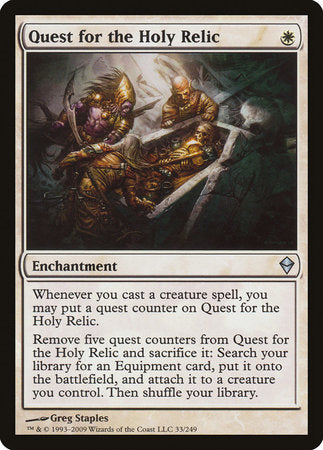Quest for the Holy Relic [Zendikar] | Good Games Cannington