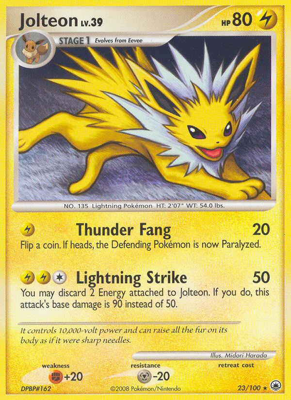 Jolteon (23/100) [Diamond & Pearl: Majestic Dawn] | Good Games Cannington