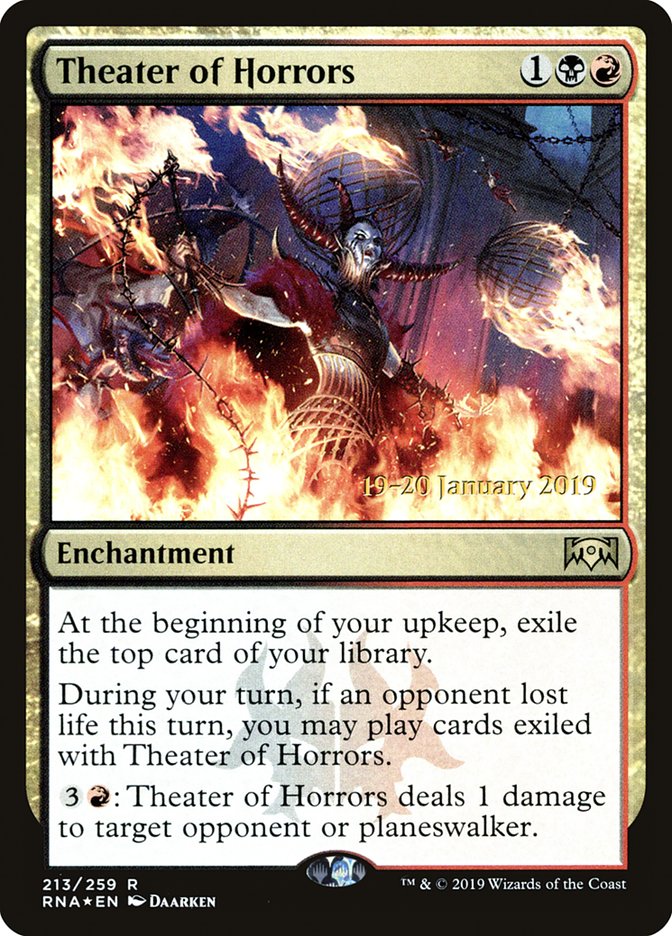Theater of Horrors [Ravnica Allegiance Prerelease Promos] | Good Games Cannington