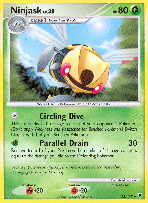 Ninjask (73/147) [Platinum: Supreme Victors] | Good Games Cannington
