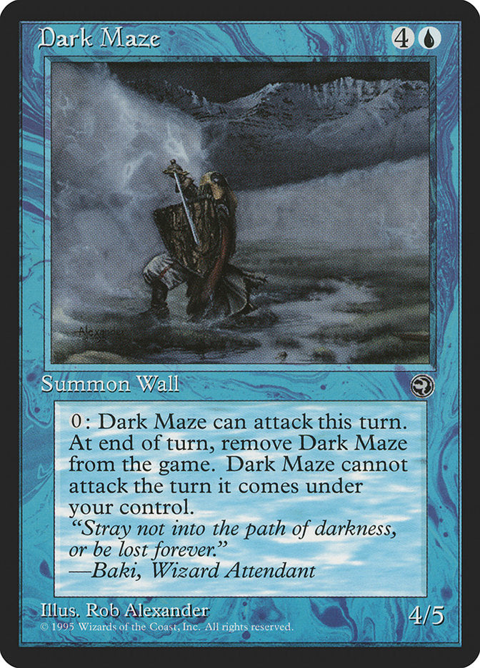 Dark Maze (Baki Flavor Text) [Homelands] | Good Games Cannington