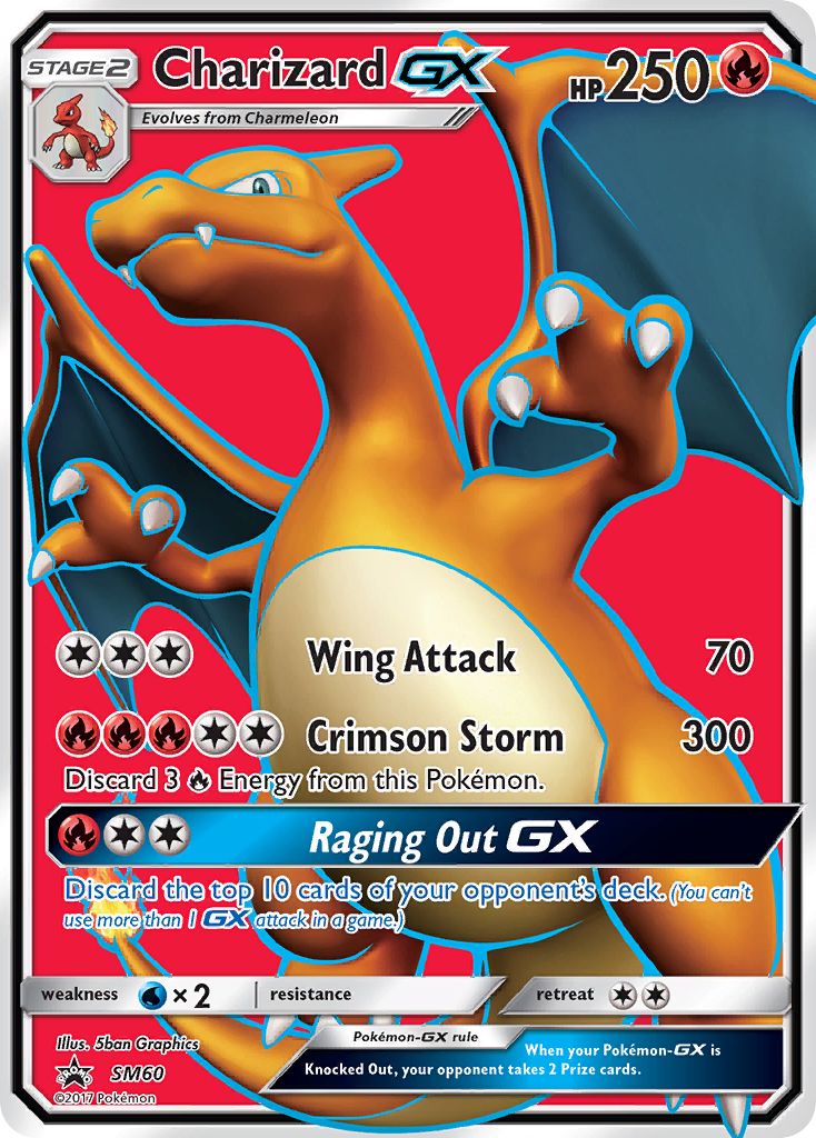 Charizard GX (SM60) (Jumbo Card) [Sun & Moon: Black Star Promos] | Good Games Cannington