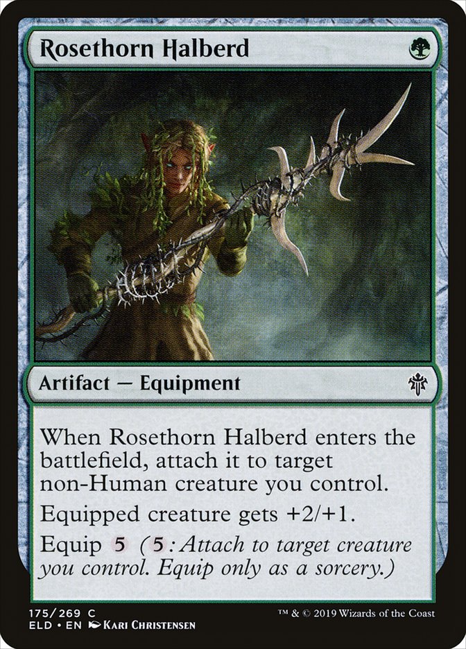 Rosethorn Halberd [Throne of Eldraine] | Good Games Cannington
