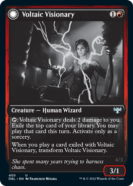 Voltaic Visionary // Volt-Charged Berserker [Innistrad: Double Feature] | Good Games Cannington