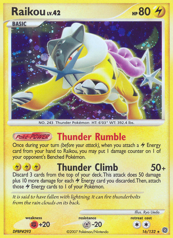 Raikou (16/132) [Diamond & Pearl: Secret Wonders] | Good Games Cannington