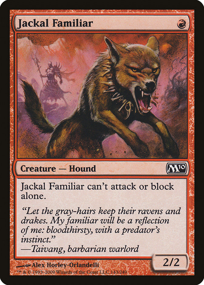 Jackal Familiar [Magic 2010] | Good Games Cannington
