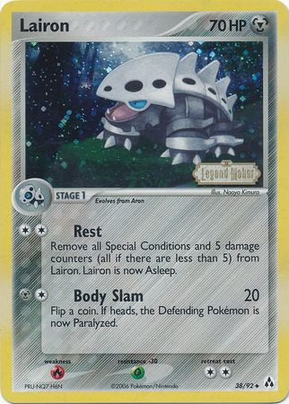 Lairon (38/92) (Stamped) [EX: Legend Maker] | Good Games Cannington