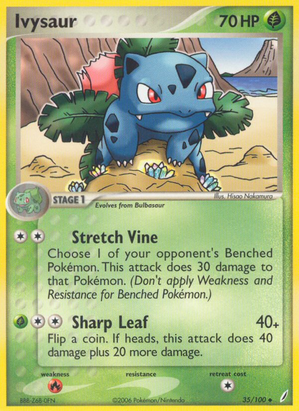 Ivysaur (35/100) [EX: Crystal Guardians] | Good Games Cannington
