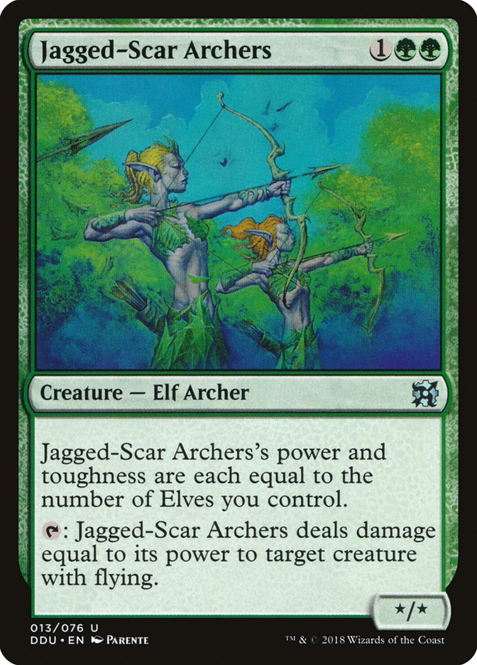 Jagged-Scar Archers [Duel Decks: Elves vs. Inventors] | Good Games Cannington