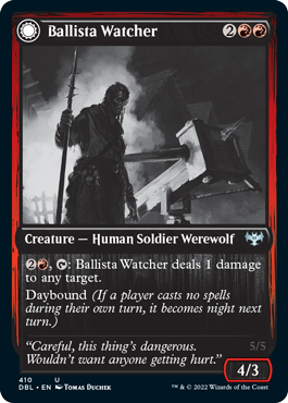 Ballista Watcher // Ballista Wielder [Innistrad: Double Feature] | Good Games Cannington