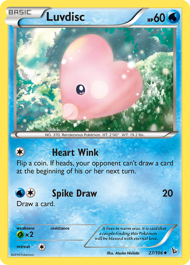 Luvdisc (27/106) [XY: Flashfire] | Good Games Cannington