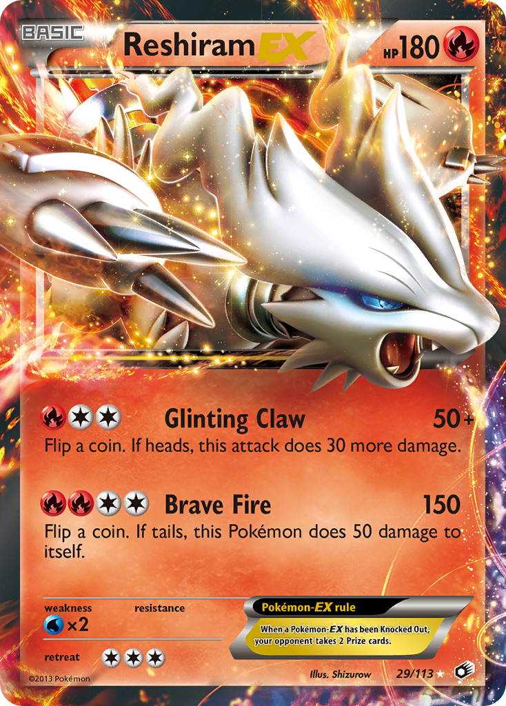 Reshiram EX (29/113) [Black & White: Legendary Treasures] | Good Games Cannington