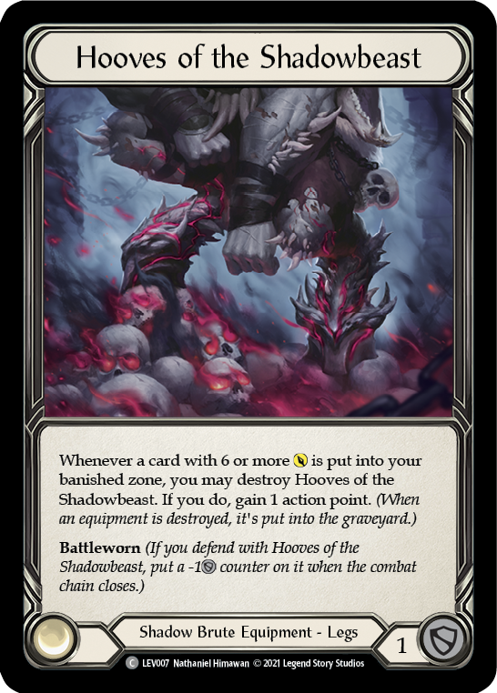 Hooves of the Shadowbeast [LEV007] (Monarch Levia Blitz Deck) | Good Games Cannington