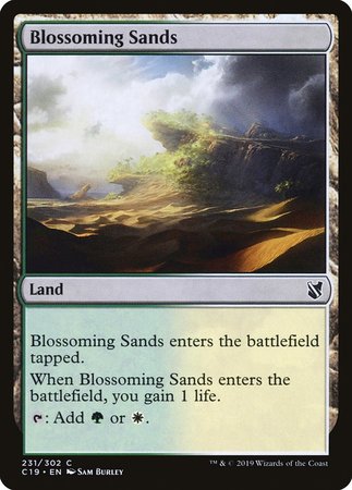 Blossoming Sands [Commander 2019] | Good Games Cannington