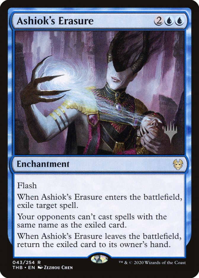 Ashiok's Erasure (Promo Pack) [Theros Beyond Death Promos] | Good Games Cannington