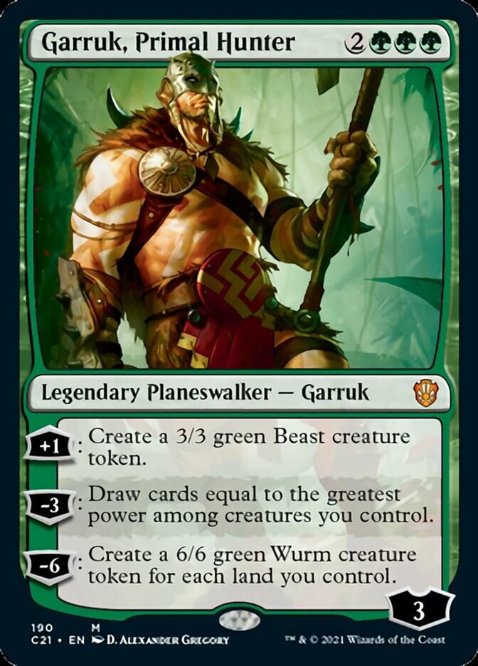 Garruk, Primal Hunter [Commander 2021] | Good Games Cannington