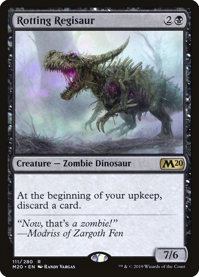 Rotting Regisaur [Core Set 2020] | Good Games Cannington