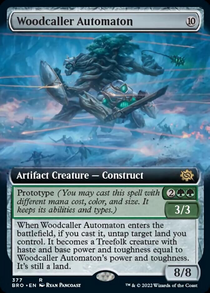 Woodcaller Automaton (Extended Art) [The Brothers' War] | Good Games Cannington