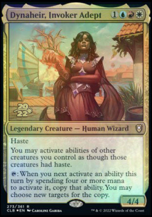 Dynaheir, Invoker Adept [Commander Legends: Battle for Baldur's Gate Prerelease Promos] | Good Games Cannington
