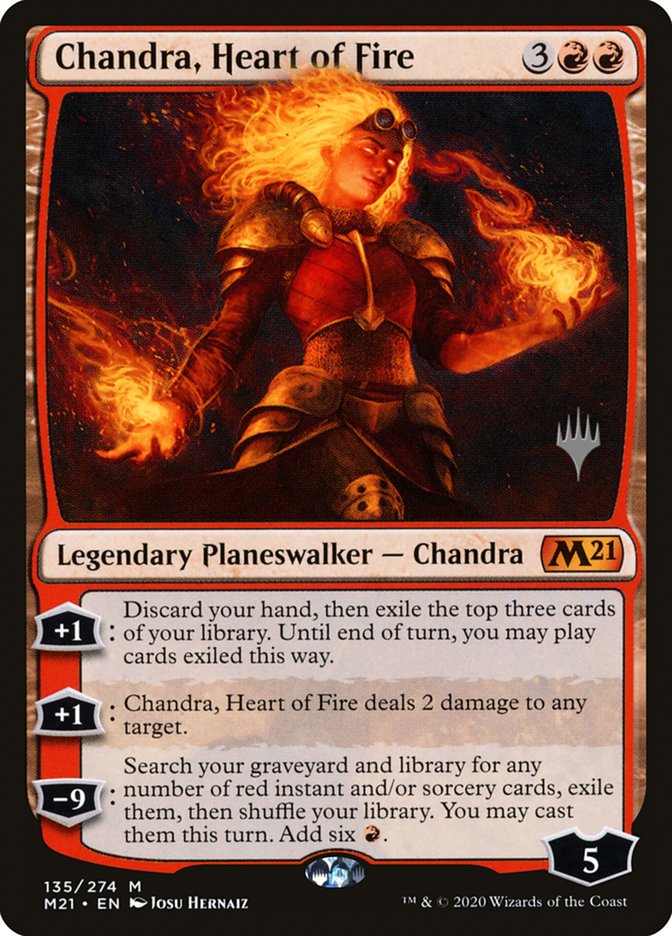 Chandra, Heart of Fire (Promo Pack) [Core Set 2021 Promos] | Good Games Cannington