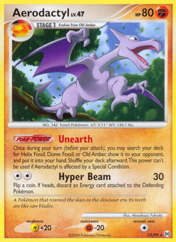 Aerodactyl (13/99) [Platinum: Arceus] | Good Games Cannington
