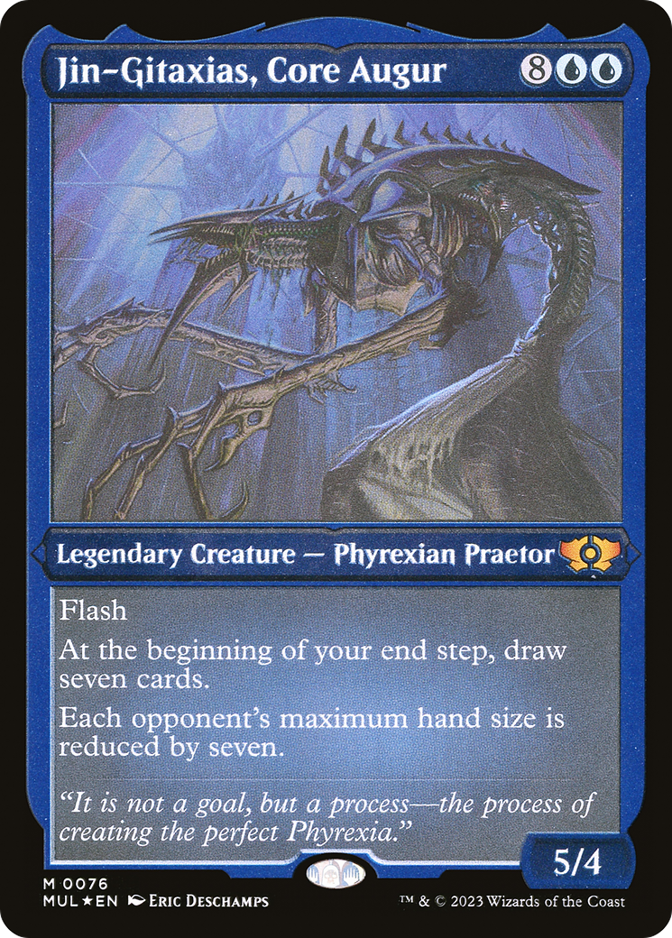 Jin-Gitaxias, Core Augur (Foil Etched) [Multiverse Legends] | Good Games Cannington