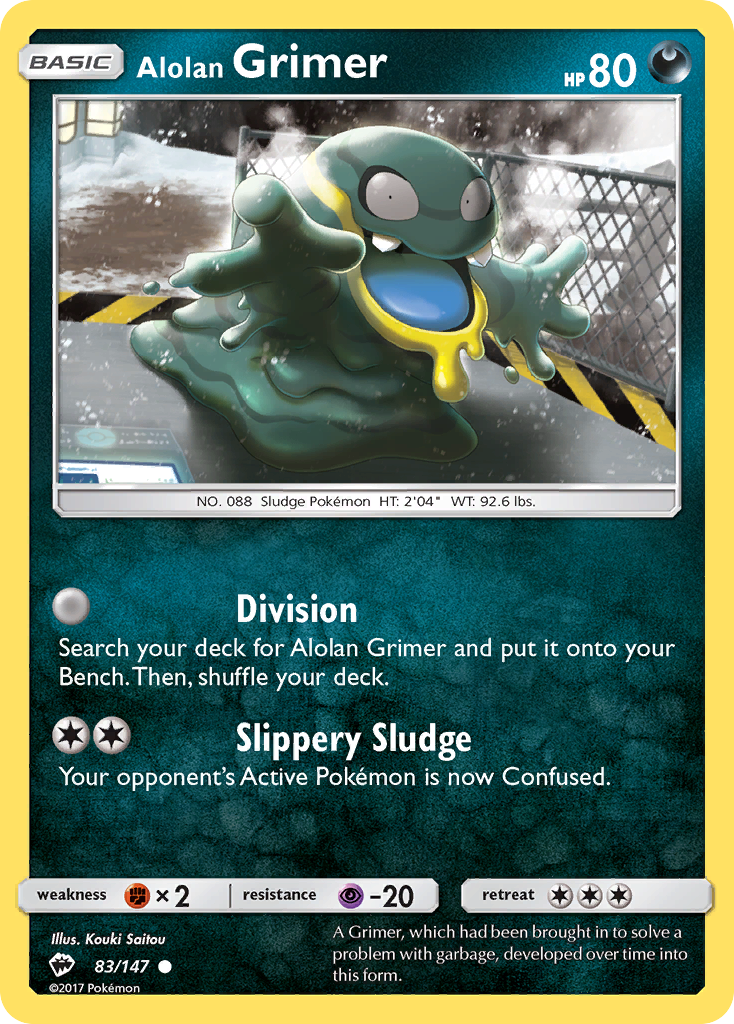 Alolan Grimer (83/147) [Sun & Moon: Burning Shadows] | Good Games Cannington