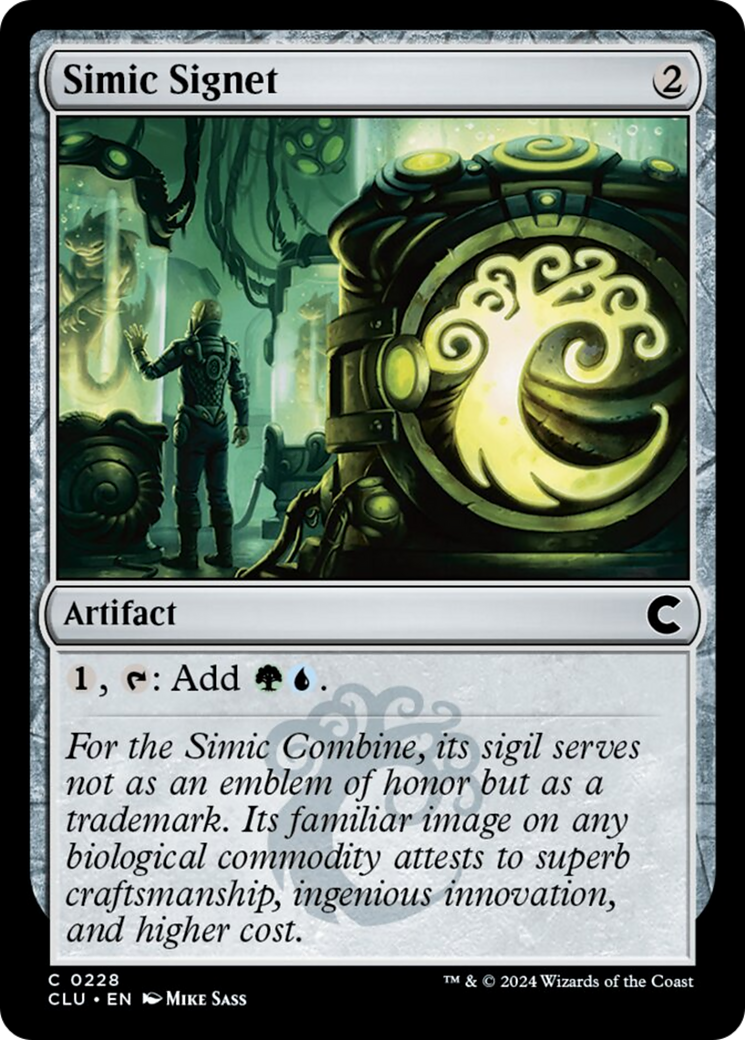 Simic Signet [Ravnica: Clue Edition] | Good Games Cannington