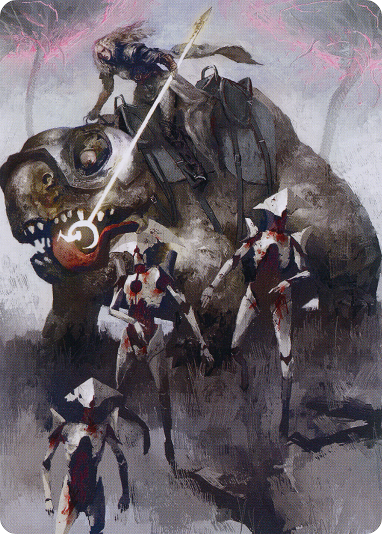 Thalia and The Gitrog Monster Art Card [March of the Machine Art Series] | Good Games Cannington