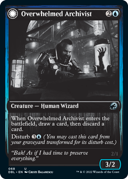 Overwhelmed Archivist // Archive Haunt [Innistrad: Double Feature] | Good Games Cannington