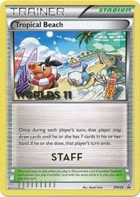 Tropical Beach (BW28) (Staff) [Black & White: Black Star Promos] | Good Games Cannington