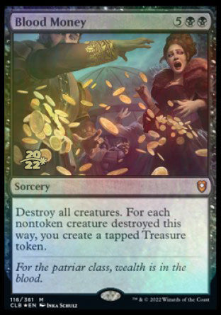 Blood Money [Commander Legends: Battle for Baldur's Gate Prerelease Promos] | Good Games Cannington