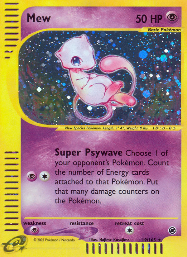 Mew (19/165) [Expedition: Base Set] | Good Games Cannington