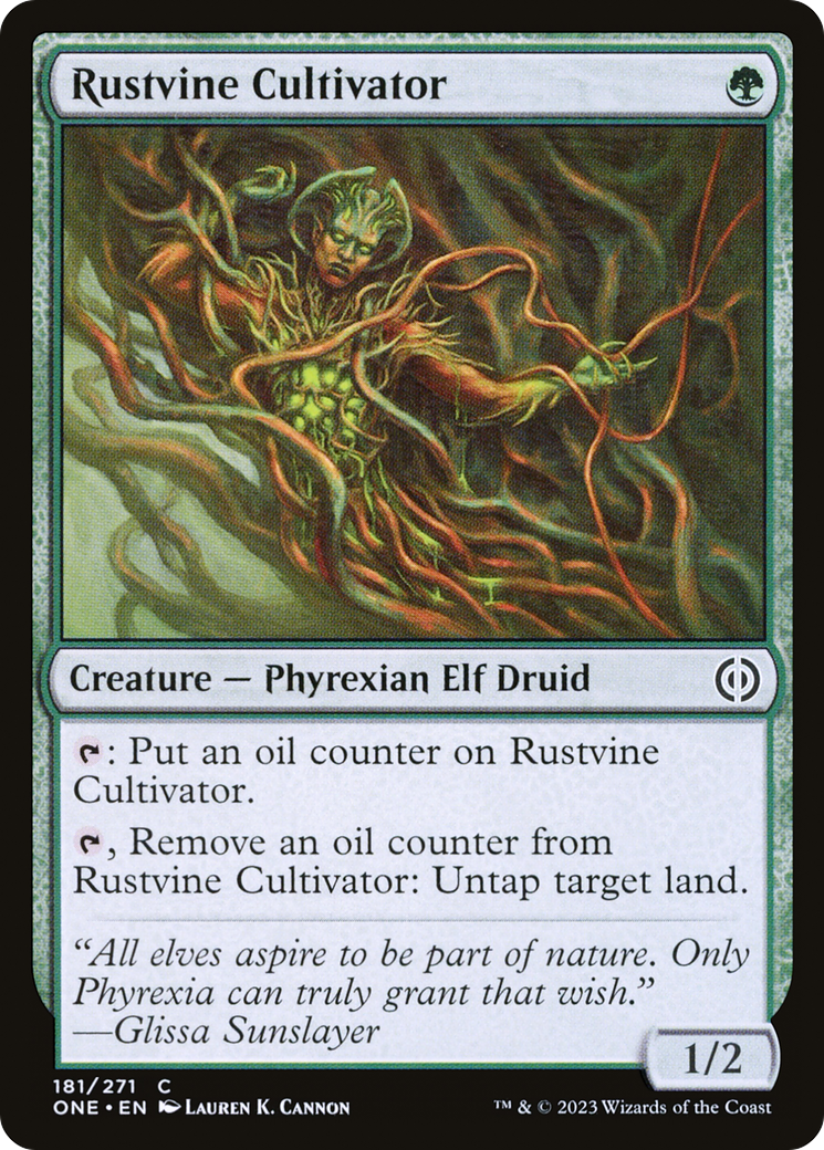 Rustvine Cultivator [Phyrexia: All Will Be One] | Good Games Cannington