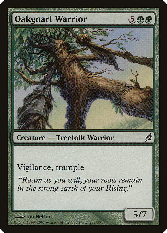 Oakgnarl Warrior [Lorwyn] | Good Games Cannington
