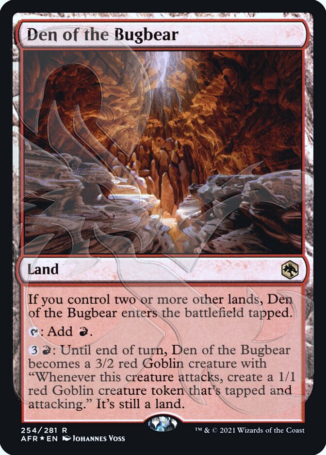 Den of the Bugbear (Ampersand Promo) [Dungeons & Dragons: Adventures in the Forgotten Realms Promos] | Good Games Cannington