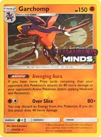 Garchomp (114/236) (Cosmos Holo) [Sun & Moon: Unified Minds] | Good Games Cannington