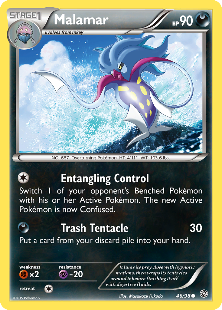 Malamar (46/98) [XY: Ancient Origins] | Good Games Cannington