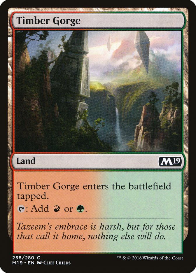 Timber Gorge [Core Set 2019] | Good Games Cannington