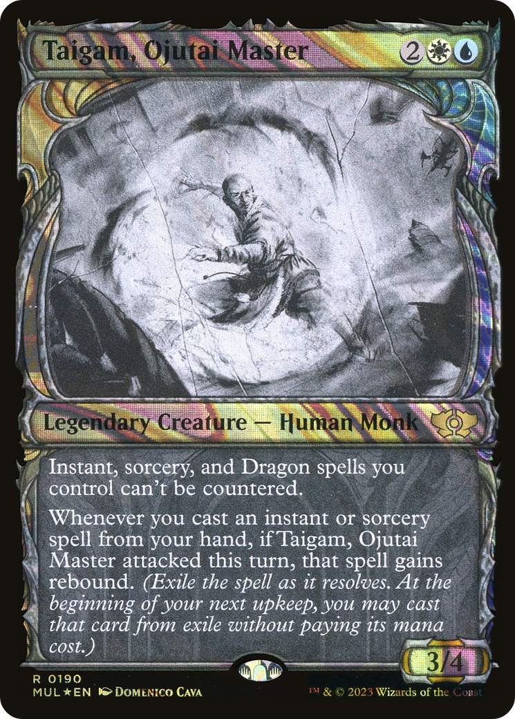 Taigam, Ojutai Master (Halo Foil) [Multiverse Legends] | Good Games Cannington