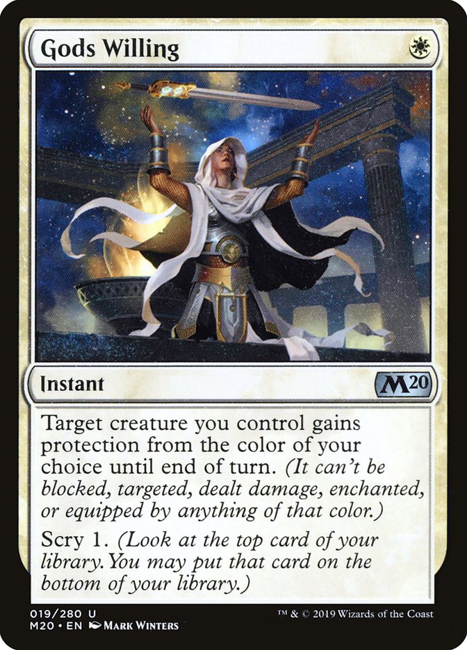 Gods Willing [Core Set 2020] | Good Games Cannington