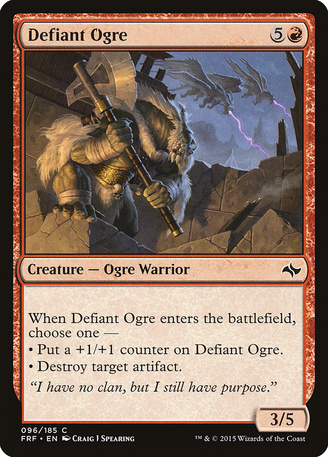 Defiant Ogre [Fate Reforged] | Good Games Cannington