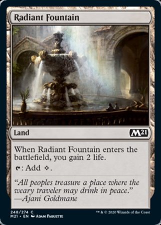 Radiant Fountain [Core Set 2021] | Good Games Cannington