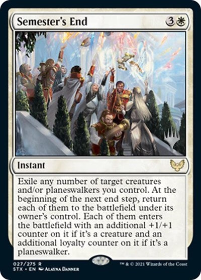 Semester's End (Promo Pack) [Strixhaven: School of Mages Promos] | Good Games Cannington