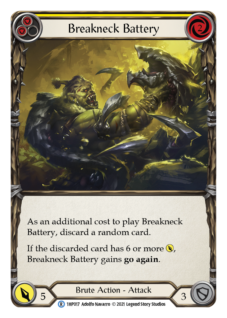 Breakneck Battery (Yellow) [1HP017] | Good Games Cannington