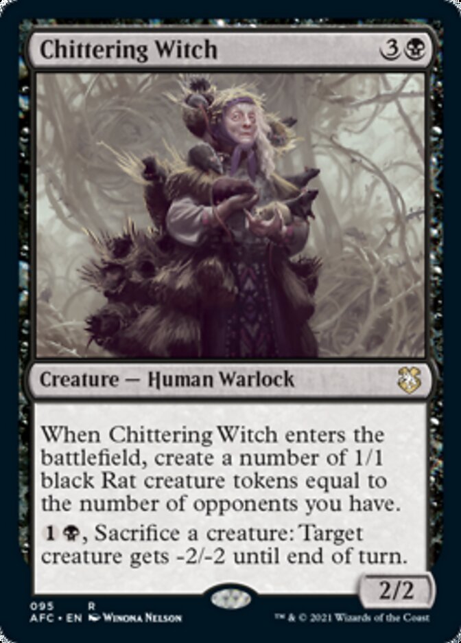 Chittering Witch [Dungeons & Dragons: Adventures in the Forgotten Realms Commander] | Good Games Cannington