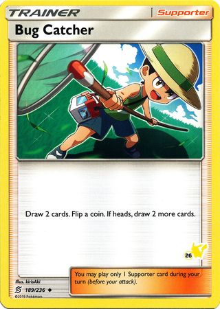 Bug Catcher (189/236) (Pikachu Stamp #26) [Battle Academy 2020] | Good Games Cannington