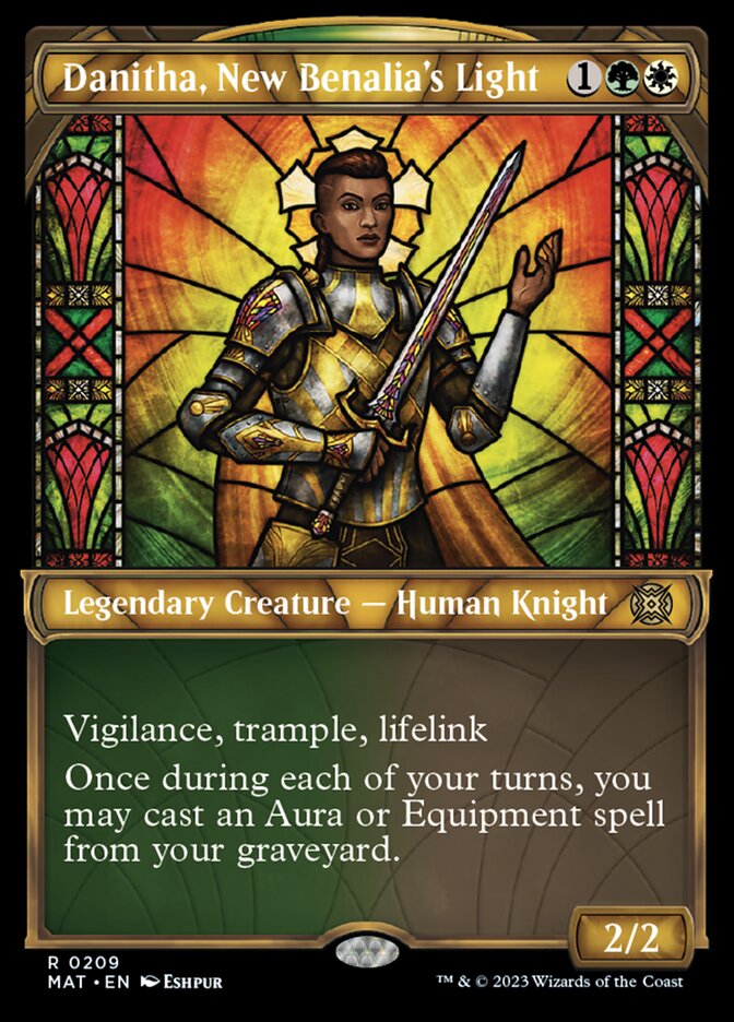 Danitha, New Benalia's Light (Showcase Halo Foil) [March of the Machine: The Aftermath] | Good Games Cannington