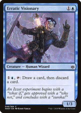 Erratic Visionary [War of the Spark] | Good Games Cannington